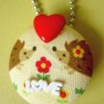 Pockies In Love - ♥ Pendant / Necklace / Brooch..